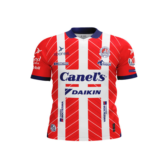 Jersey Rojiblanca Oficial Atlético de San Luis Caballero Sporelli 24/25